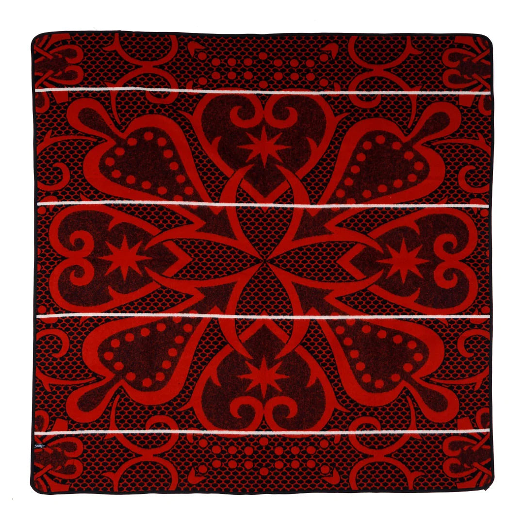 Seanamarena - Chromatic | Black / Scarlet / Natural Blankets / Aranda