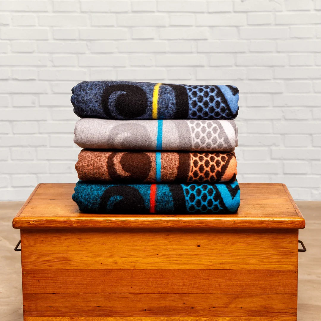 Sefate - Poone | Black / Yolk / Natural - Basotho Blanket Blankets / Basotho Heritage Blankets