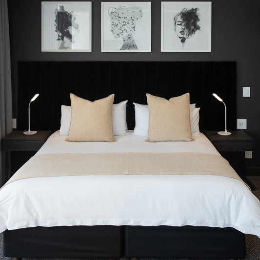 Chenille Runner - Plain | Bone Blankets / Aranda