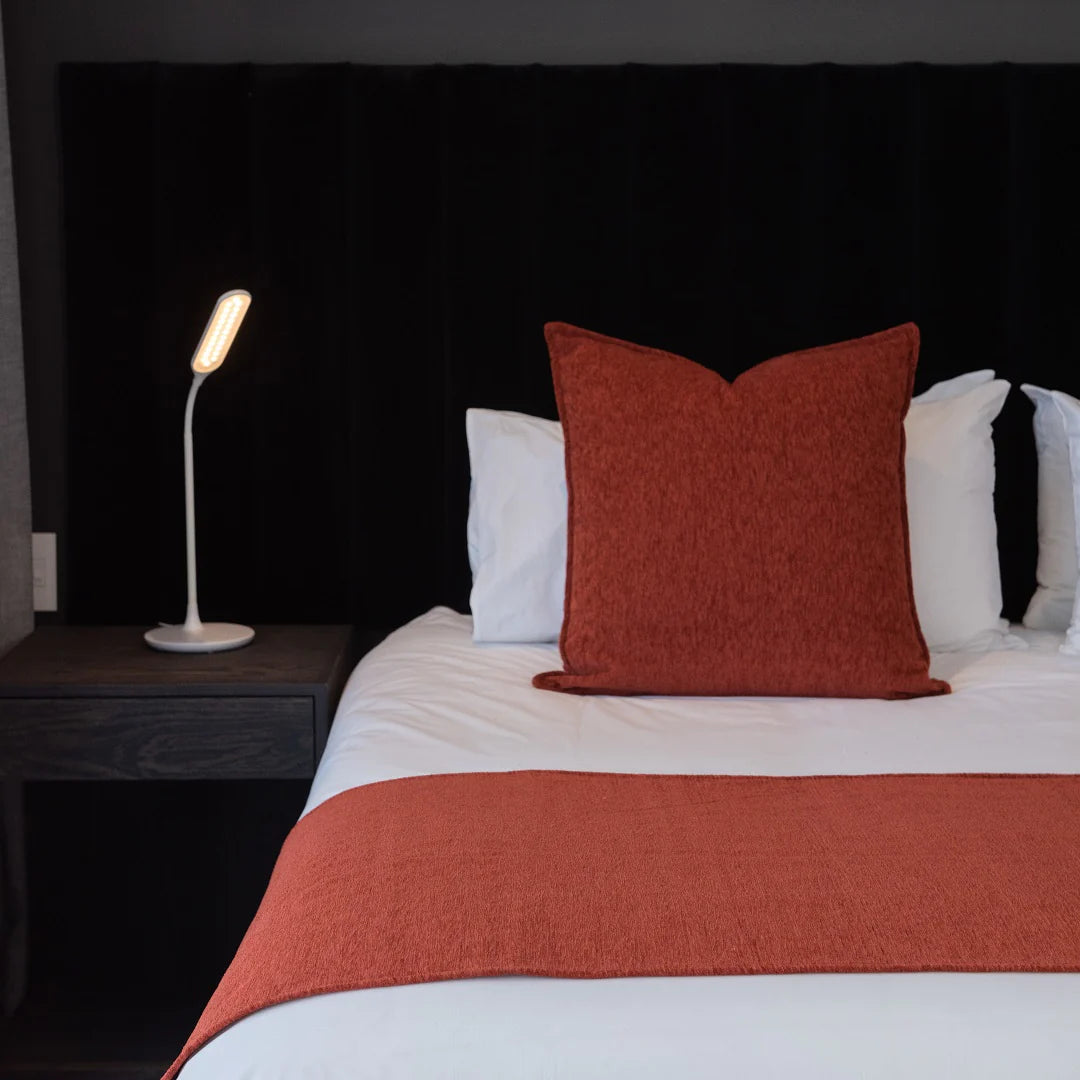 Chenille Runner - Plain | Cinnabar Blankets / Aranda