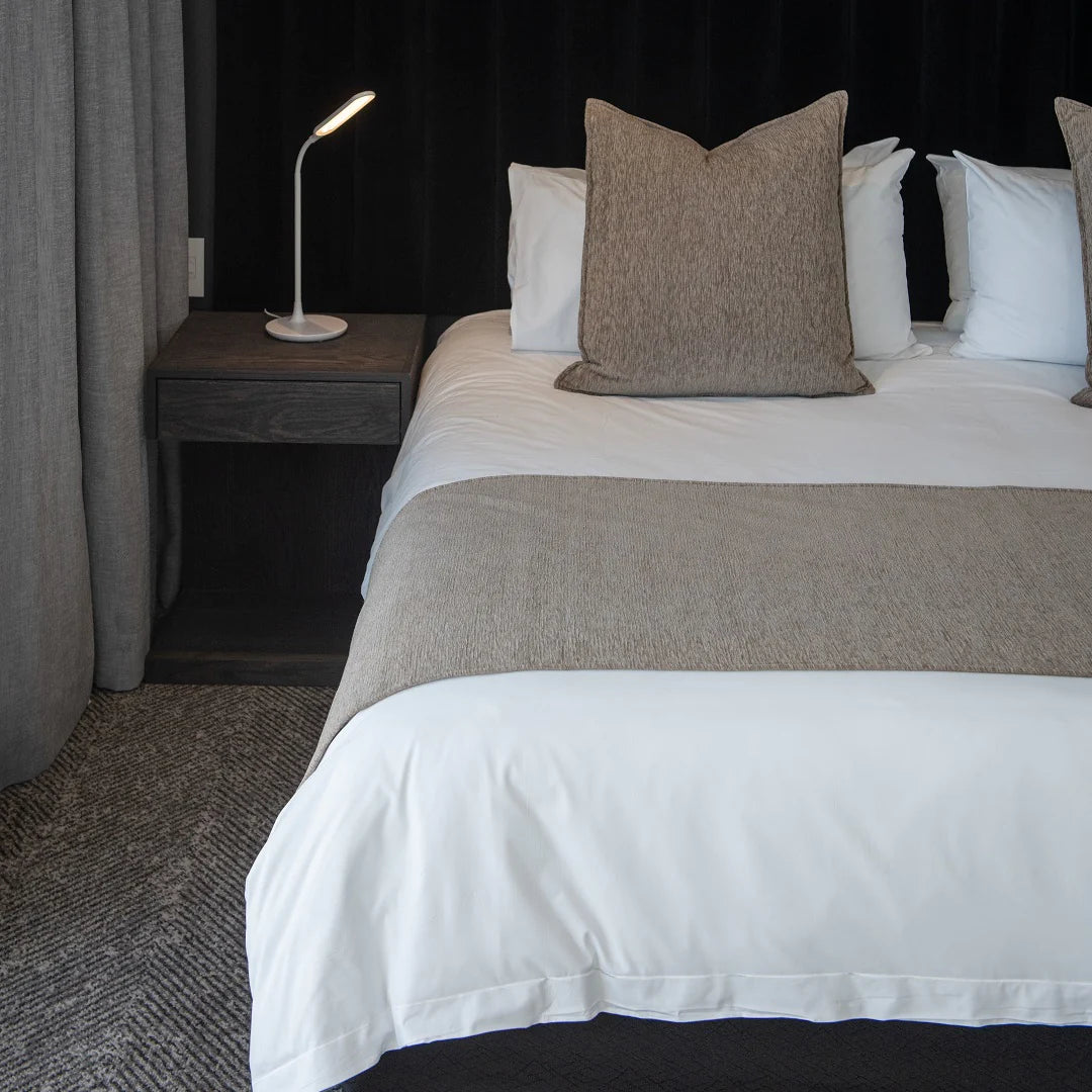 Chenille Runner - Plain | Cobblestone Blankets / Aranda