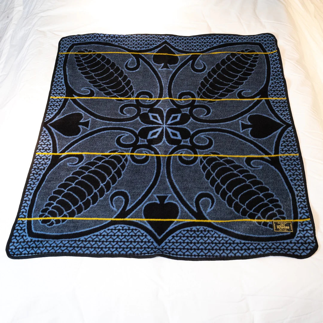 Khotso - Ntjhe Poone | Black/Cobalt/Yolk Blankets / Aranda