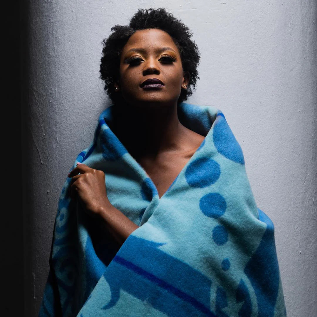 Majabajaba | Cobalt / Aqua / Royal Blankets / Aranda