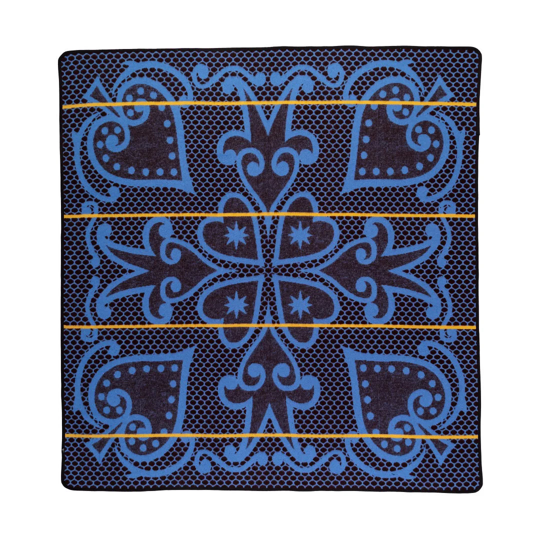 Morena Riet | Brown / Cobalt / Yolk Blankets / Aranda