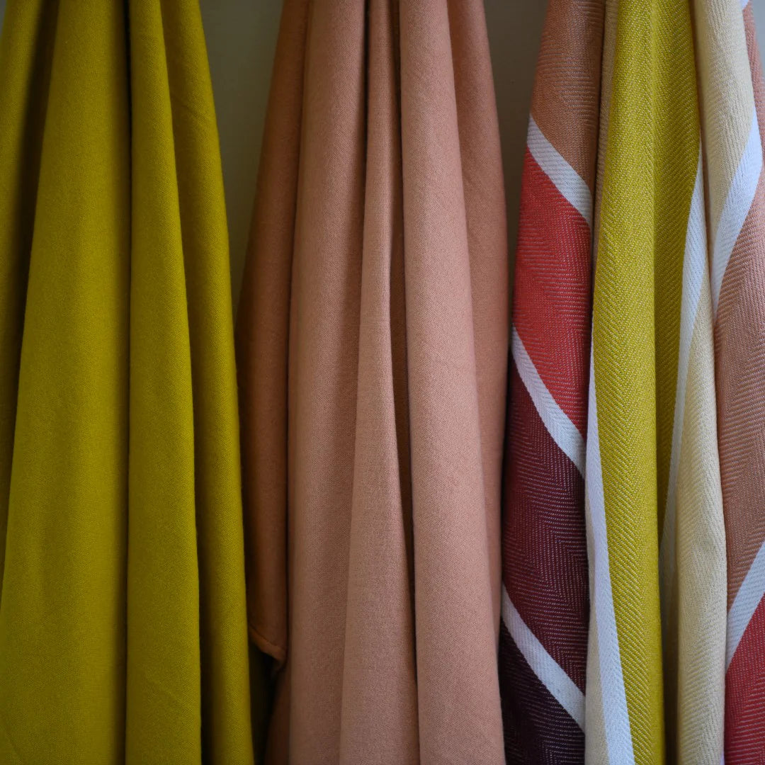 Protea Pinstripe – Sunset | Burgundy / Garnet
