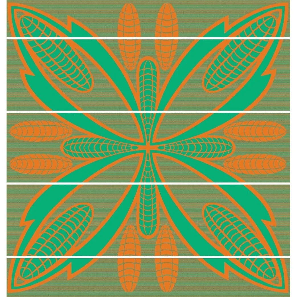 Seanamarena - Poone | Emerald / Yolk / Natural Blankets / Aranda