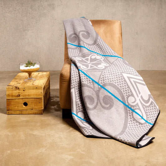Sefate - Poone | Black / Yolk / Natural - Basotho Blanket Blankets / Aranda