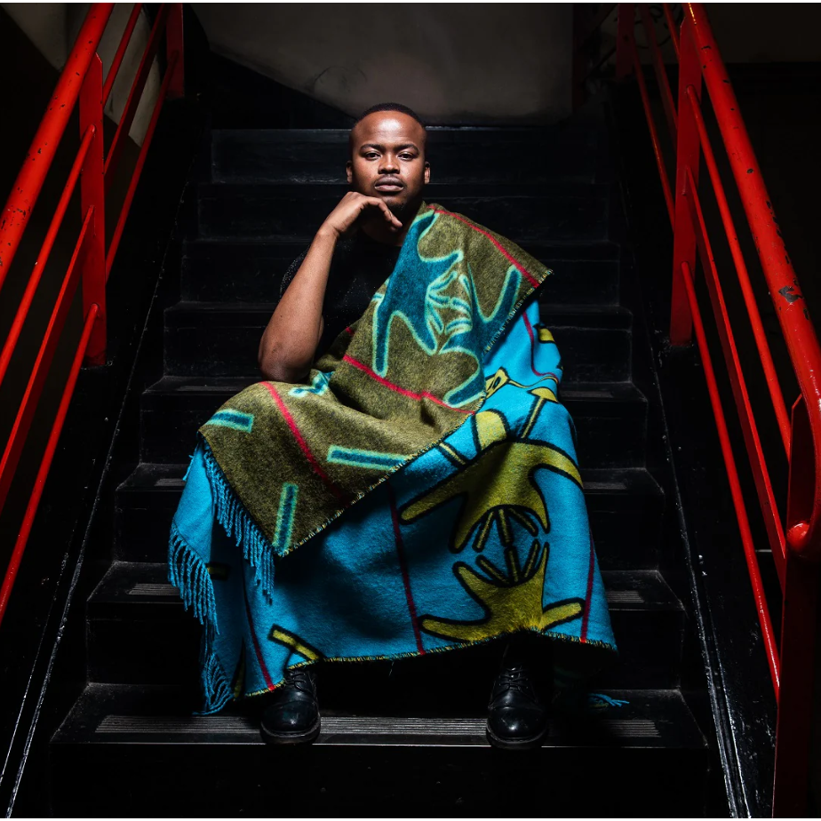 YBDC Throw - Khalala | Aqua/Yellow Blankets / Aranda