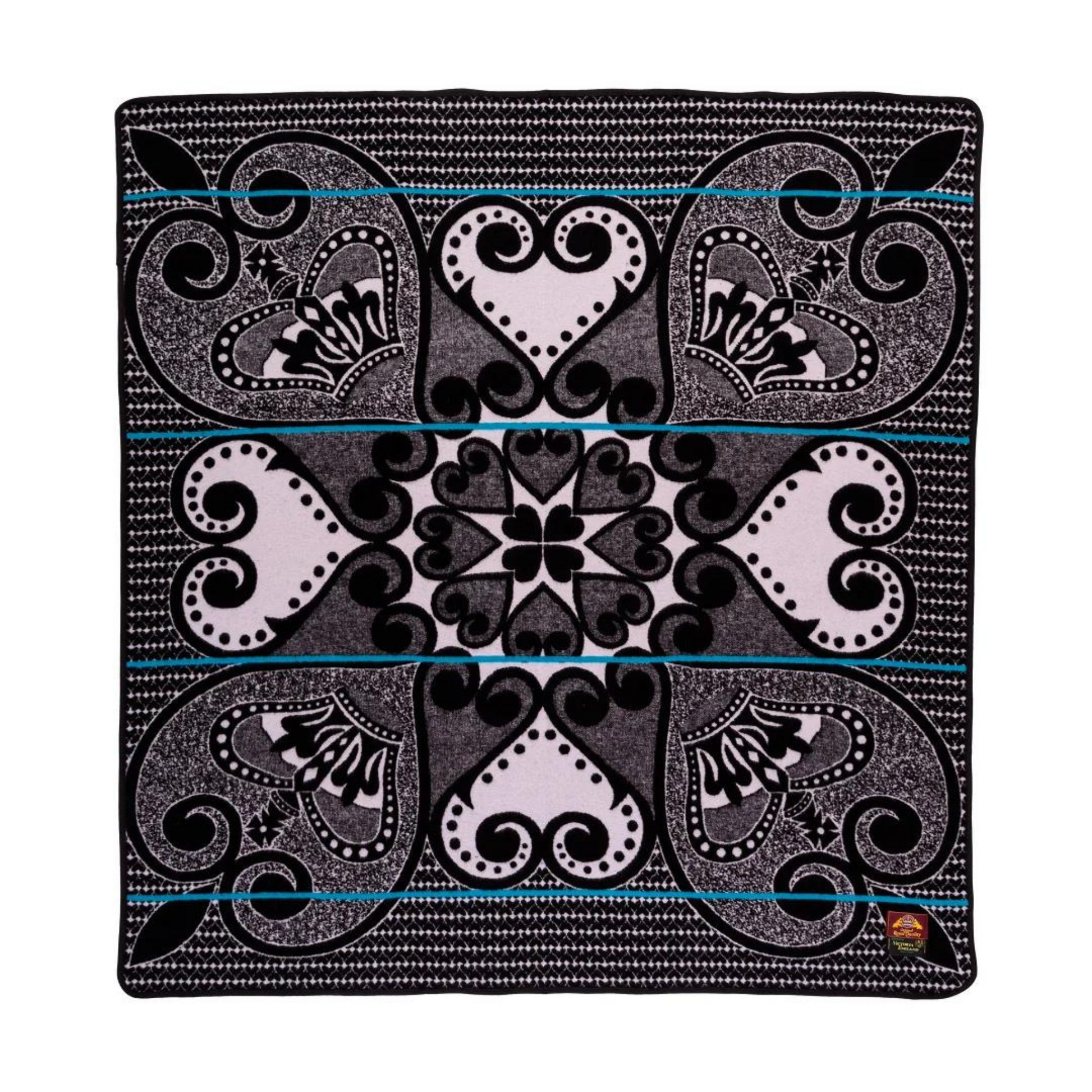 Victoria England - Pelo Ha Morena | Black / Silver / Peacock Blankets / Aranda