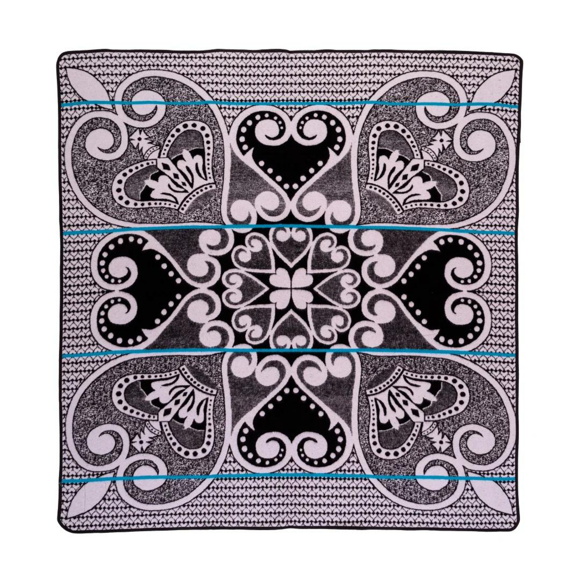 Victoria England - Pelo Ha Morena | Black / Silver / Peacock Blankets / Aranda