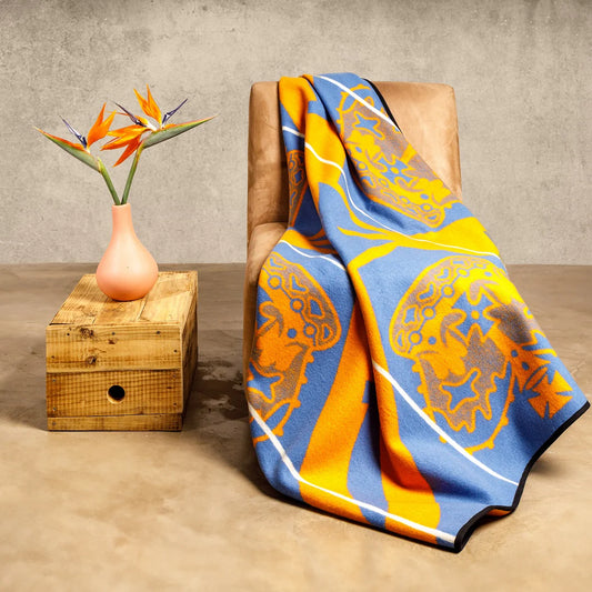 Victoria England - Crown | Cobalt/Yolk/Natural Blankets / Aranda
