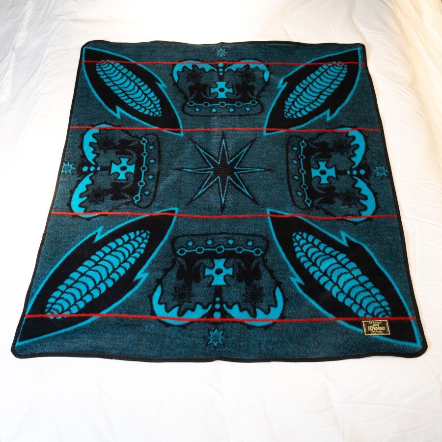 Khotso - Mojalefa | Black/Peacock/Scarlet Blankets / Aranda