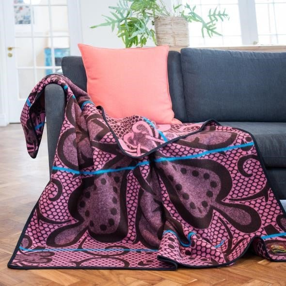 Seanamarena - Chromatic | Brown / Pink / Cobalt Blankets / Aranda