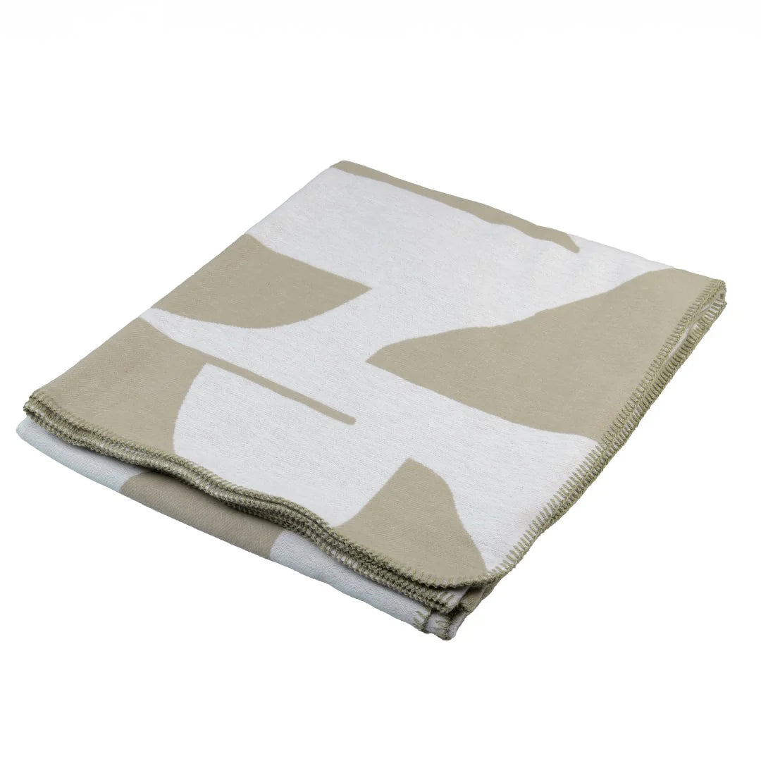“Amanda Cotton Shapes Olive White throw folded in original Haven & Earth packaging”

“Olive White Amanda Cotton Shapes throw in retail-ready packaging”