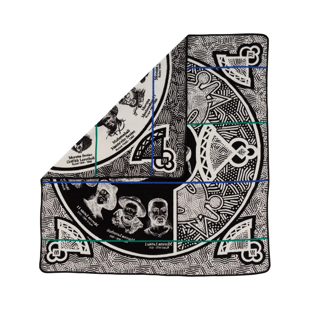 Basotho - Chabana sa Khomo | Black/Natural Blankets / Basotho Heritage Blankets