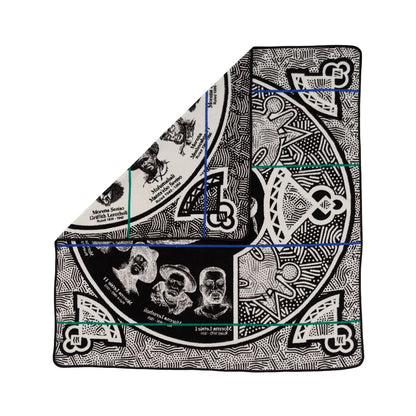 Basotho - Chabana sa Khomo | Black/Natural Blankets / Basotho Heritage Blankets