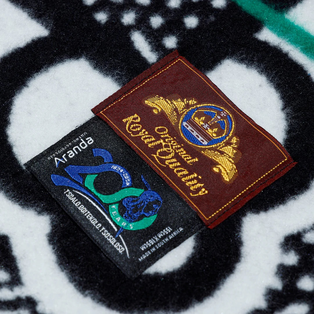 Basotho - Chabana sa Khomo | Black/Natural Blankets / Basotho Heritage Blankets