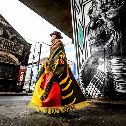 Isibusiso Sabaphansi Bella Vita Throw — Yellow / Red Blankets / My Africa