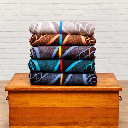 Authentic Morena Basotho blanket in Mielie (corncob) pattern on Morena blanket - symbol of prosperity in Basotho culture"