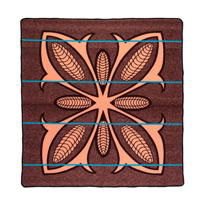 Morena Mielie | Brown / Salmon / Peacock