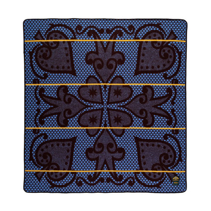 Morena Riet | Brown / Cobalt / Yolk