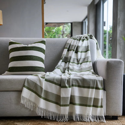 Melody – Underline | Hunter / Olive Blankets / Haven & Earth