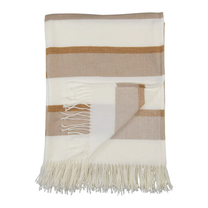 Melody – Underline | Leather / Dark Beige Blankets / Haven & Earth