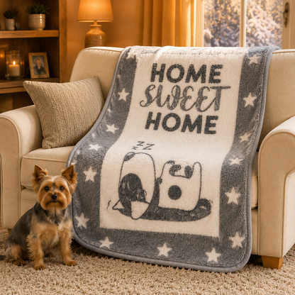 Pet Blanket - A Dog's Life - Steel / Grey Blankets / Aranda
