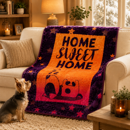 Pet Blanket - A Dog's Life - Claret / Amber Blankets / Aranda