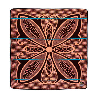 Sefate - Poone | Brown / Salmon / Peacock