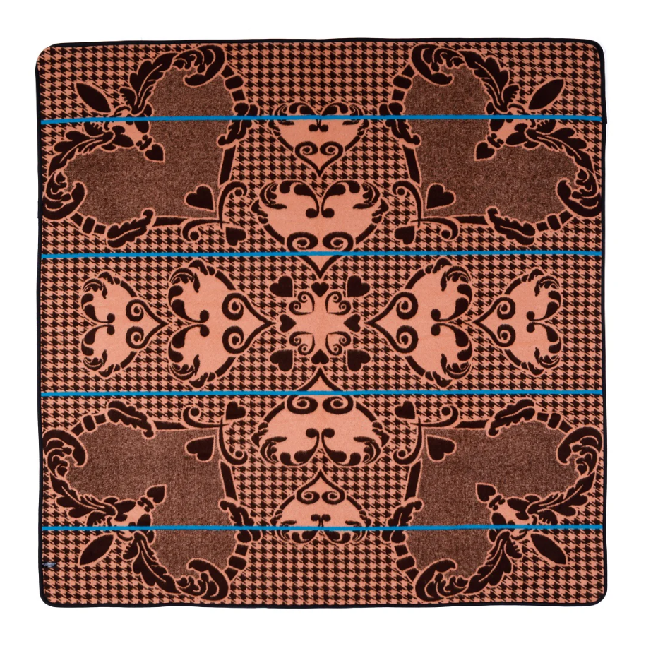Motlatsi - Khosana | Brown/Salmon/Peacock Blankets / Aranda