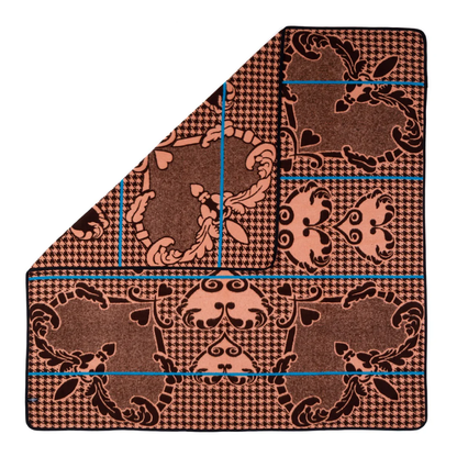 Motlatsi - Khosana | Brown/Salmon/Peacock Blankets / Aranda