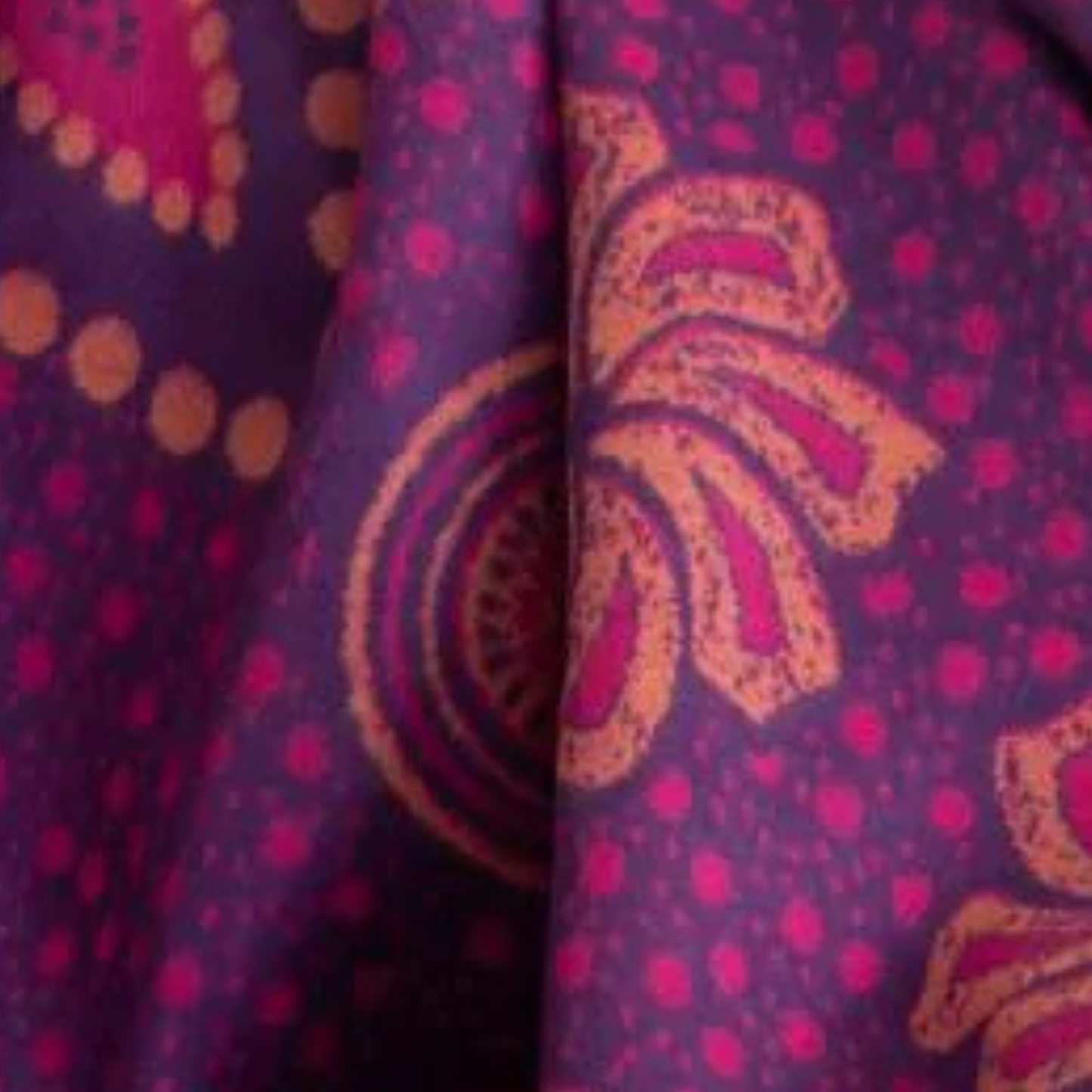 Shweshwe Throw Blanket – My Africa Collection | Grape/Cerise – Bold South African Textile Art Blankets / My Africa