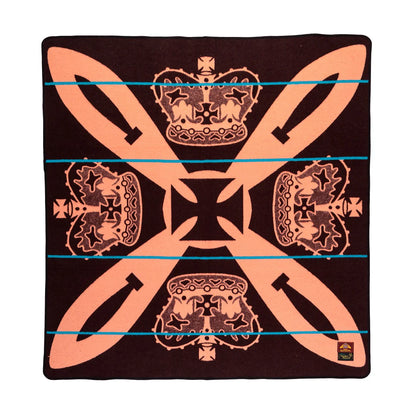 Victoria England - Crown | Brown / Salmon / Peacock