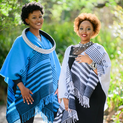 High Bulk Jacquard Wrap – Xhosa | Black/Briiant White