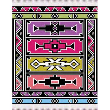 African Aura Quilted Blanket NCU0DV1898