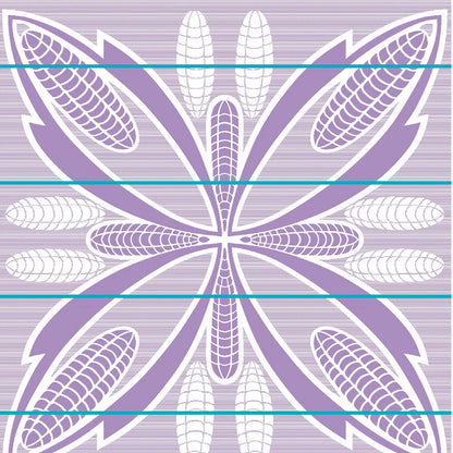 Seanamarena - Poone | Lilac / Natural / Peacock
